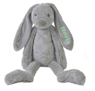 MEGA Rabbit Richie Grey knuffel met naam (58 cm)