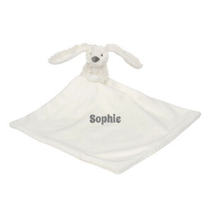Ivory Rabbit Richie met doek met naam 