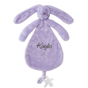 Lilac Recycled Rabbit Richie tuttle met naam 