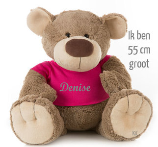 Bear Bella met naam No.4 (Groot 55 cm)