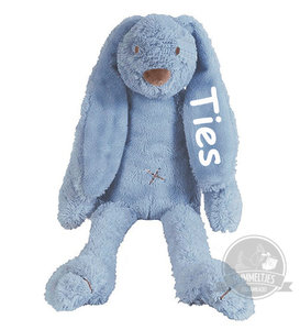 MEGA Rabbit Richie Deep Blue knuffel met naam (58 cm)