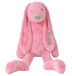 MEGA Rabbit Richie Deep Pink knuffel met naam (58 cm)