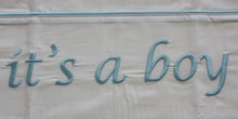 Wieglakentje It's a boy