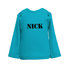 Shirtje met naam Turquoise_