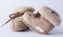 babyslof beige nappa leer